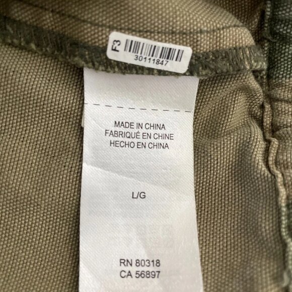 Lucky Brand Womens Green 3/4 Sleeve Regular Fit Camo Army Jacket Size Large - Picture 4 of 9